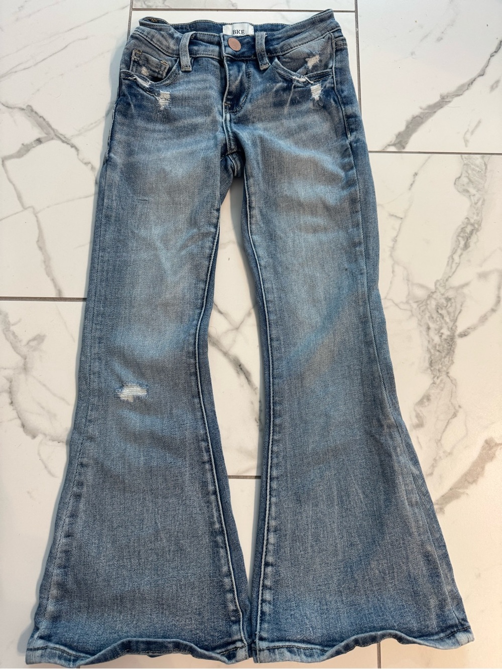 Girls BKE Light Blue Flared Jeans